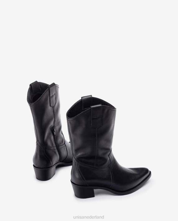 Unisa 02B01053 leren laars in cowboystijl vrouwen mode