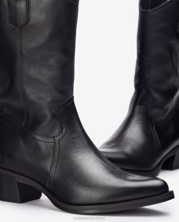 Unisa 02B01053 leren laars in cowboystijl vrouwen mode