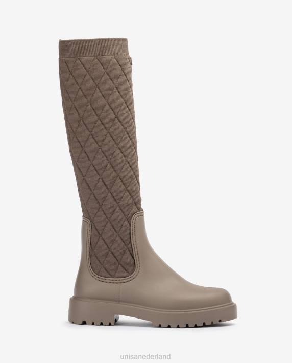 Unisa 02B01068 rubberboot vrouwen bruin