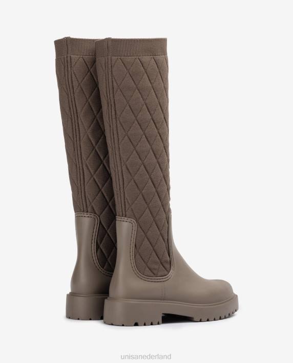 Unisa 02B01068 rubberboot vrouwen bruin