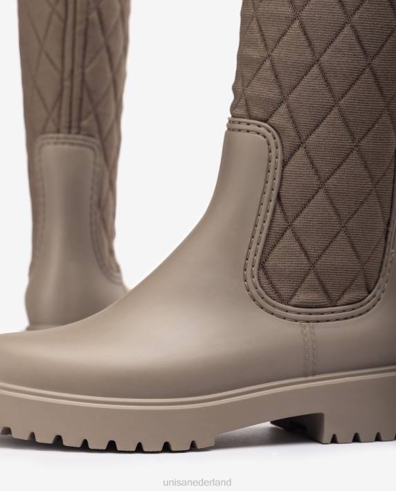 Unisa 02B01068 rubberboot vrouwen bruin