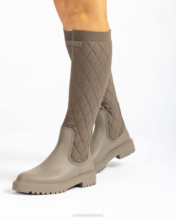 Unisa 02B01068 rubberboot vrouwen bruin