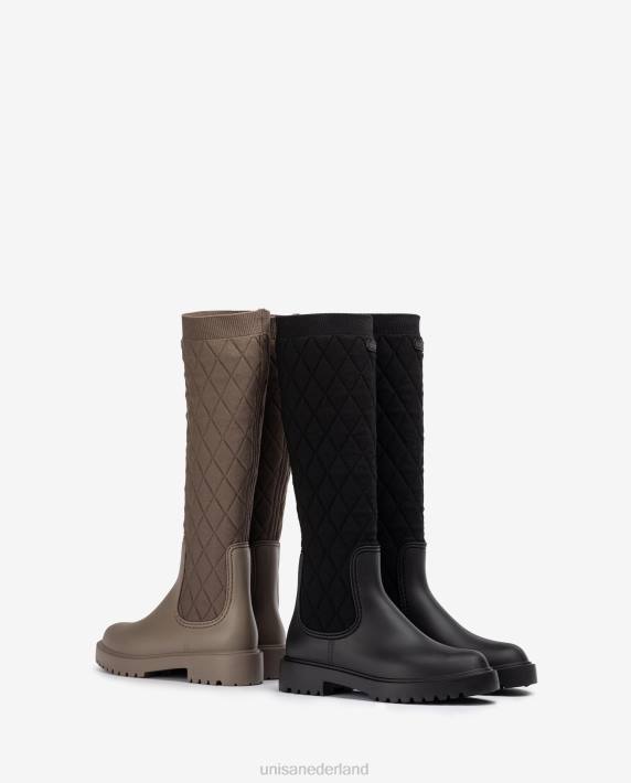 Unisa 02B01068 rubberboot vrouwen bruin