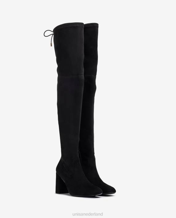 Unisa 02B01078 dijlaars met vierkante neus vrouwen mode