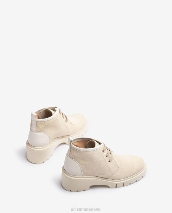 Unisa 02B0843 enkellaars gemaakt in ecolino vrouwen wit