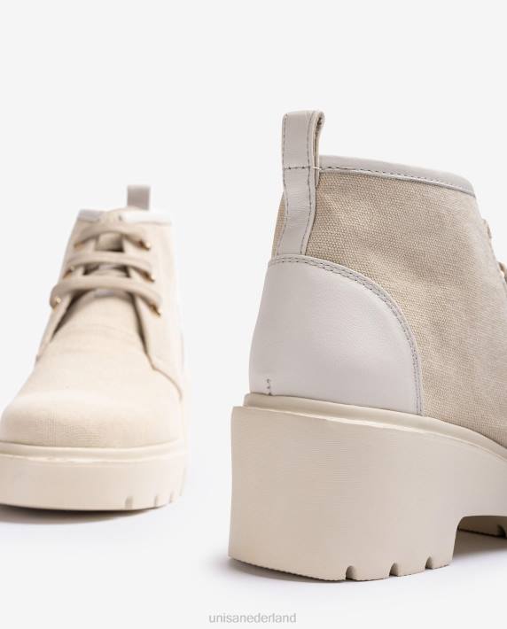 Unisa 02B0843 enkellaars gemaakt in ecolino vrouwen wit