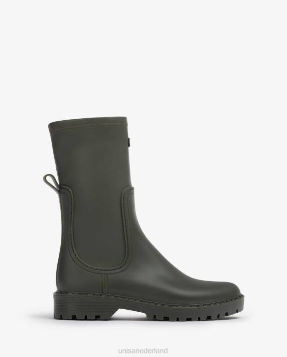 Unisa 02B0854 rubberboot vrouwen groente
