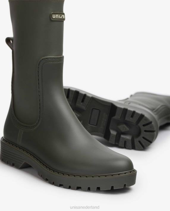 Unisa 02B0854 rubberboot vrouwen groente