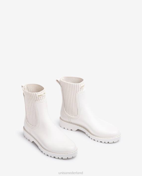Unisa 02B0860 superzachte wellington enkellaarzen vrouwen wit