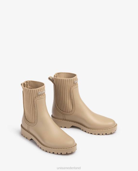Unisa 02B0862 superzachte wellington enkellaarzen vrouwen bruin