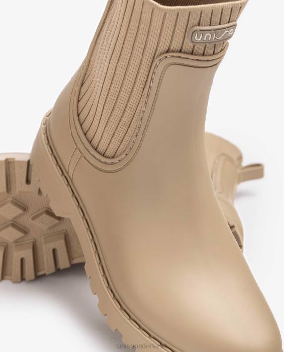 Unisa 02B0862 superzachte wellington enkellaarzen vrouwen bruin