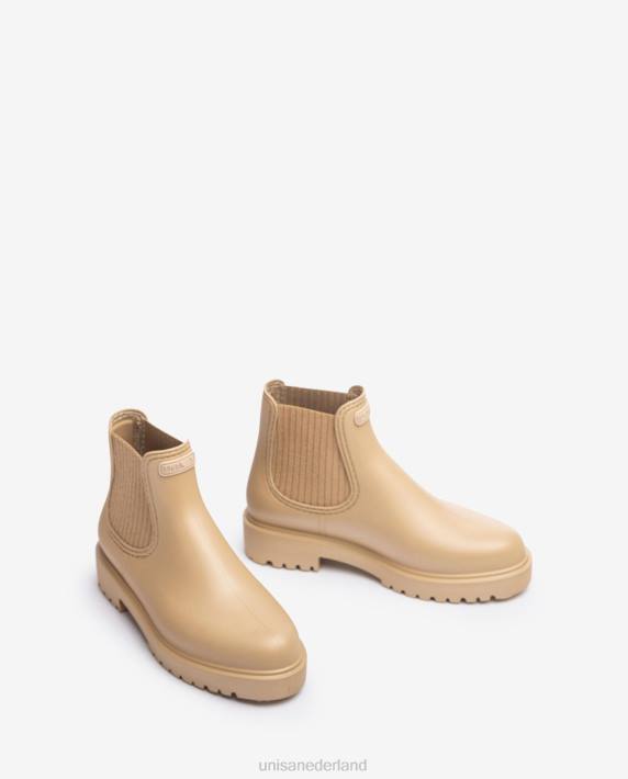 Unisa 02B0863 rubberboot vrouwen beige