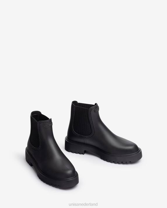 Unisa 02B0864 rubberboot vrouwen zwart
