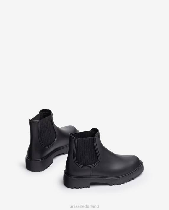 Unisa 02B0864 rubberboot vrouwen zwart