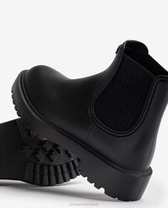 Unisa 02B0864 rubberboot vrouwen zwart