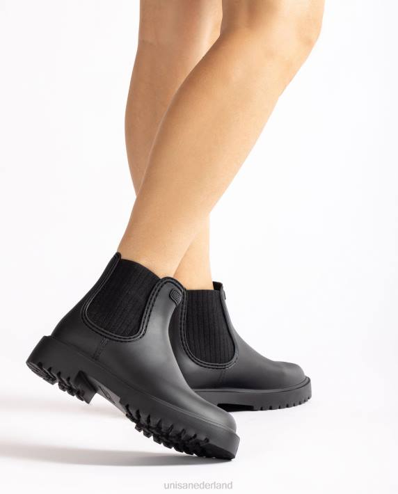 Unisa 02B0864 rubberboot vrouwen zwart
