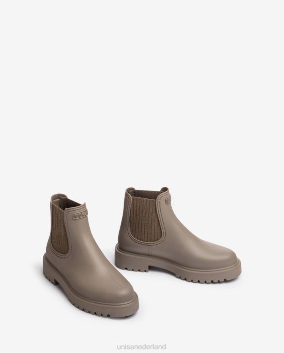 Unisa 02B0865 rubberboot vrouwen bruin