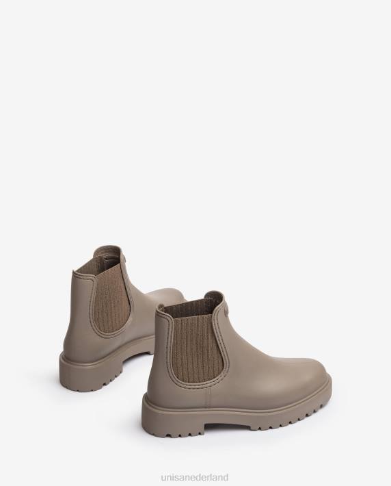 Unisa 02B0865 rubberboot vrouwen bruin