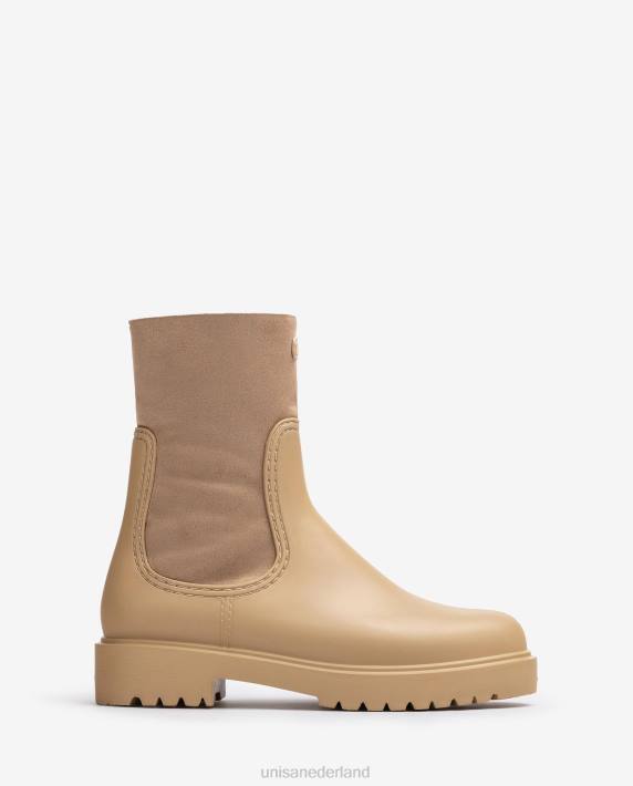 Unisa 02B0866 rubberboot vrouwen beige