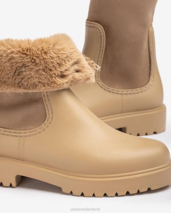 Unisa 02B0866 rubberboot vrouwen beige