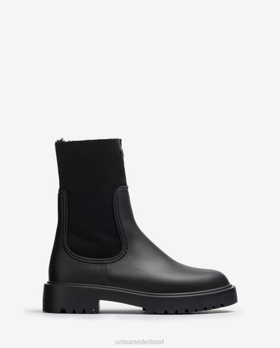 Unisa 02B0867 rubberboot vrouwen zwart