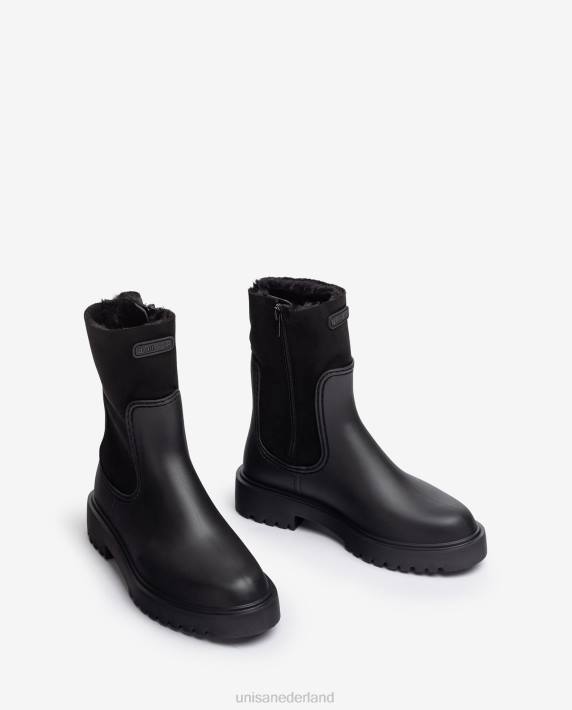 Unisa 02B0867 rubberboot vrouwen zwart