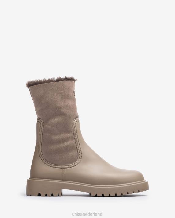 Unisa 02B0868 rubberboot vrouwen bruin
