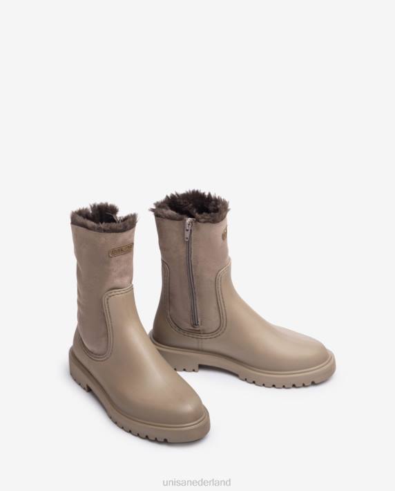 Unisa 02B0868 rubberboot vrouwen bruin