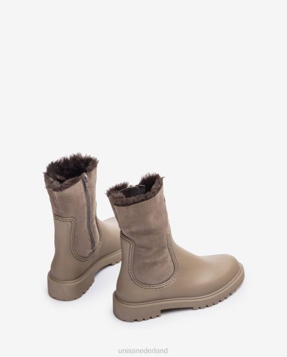 Unisa 02B0868 rubberboot vrouwen bruin