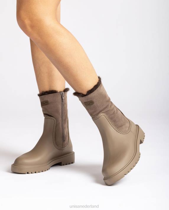 Unisa 02B0868 rubberboot vrouwen bruin