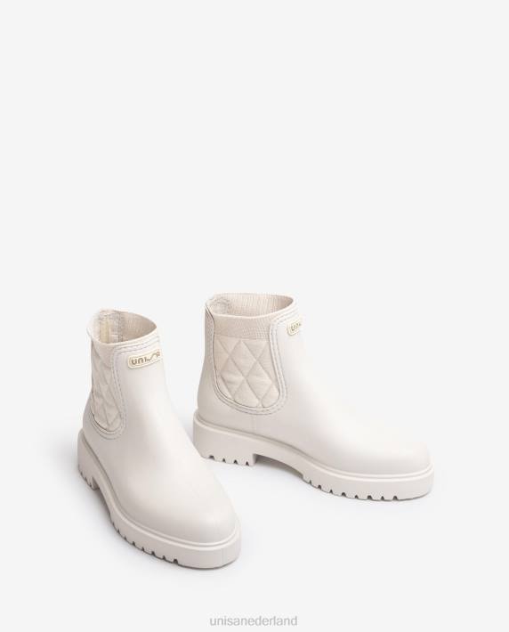 Unisa 02B0871 rubberen enkellaars vrouwen wit