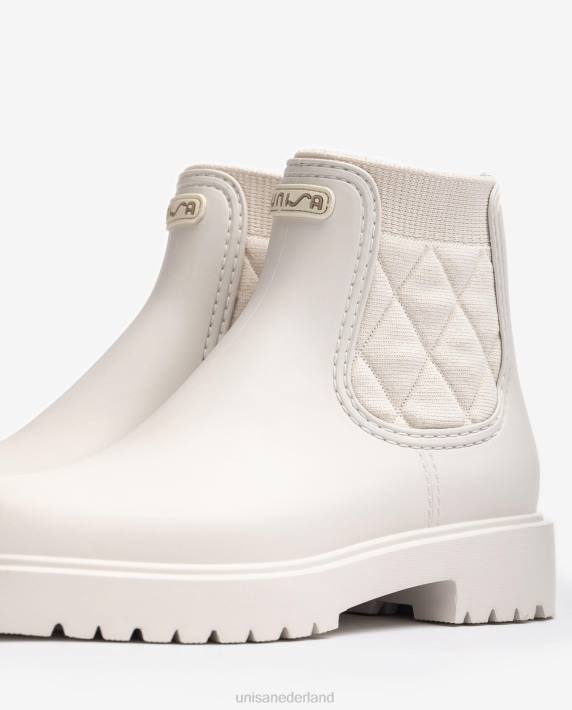 Unisa 02B0871 rubberen enkellaars vrouwen wit