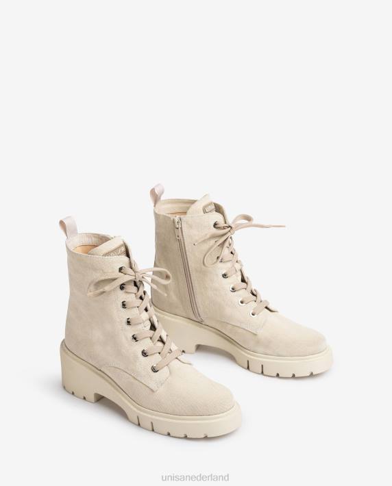 Unisa 02B0874 ecolino enkellaarsjes vrouwen wit