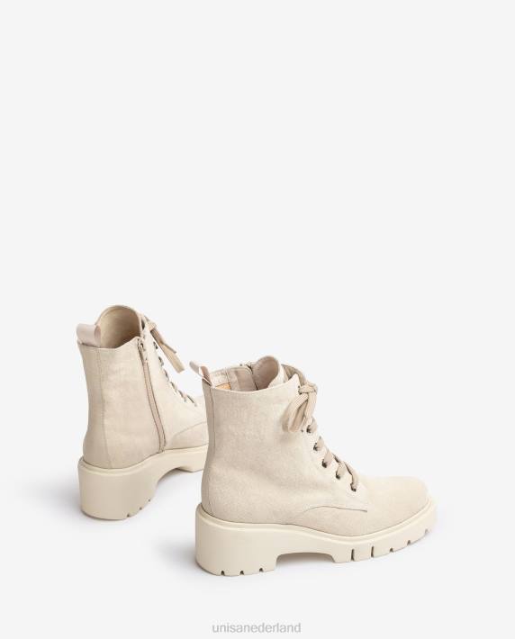 Unisa 02B0874 ecolino enkellaarsjes vrouwen wit