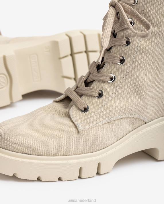 Unisa 02B0874 ecolino enkellaarsjes vrouwen wit