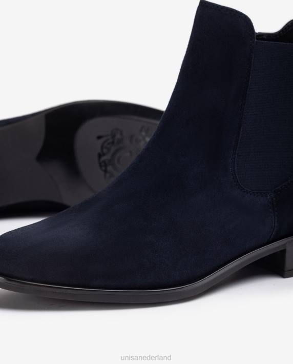 Unisa 02B0877 chelsea laars met ritssluiting vrouwen blauw
