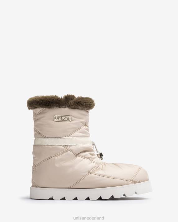 Unisa 02B0886 après-ski enkellaarsjes vrouwen beige
