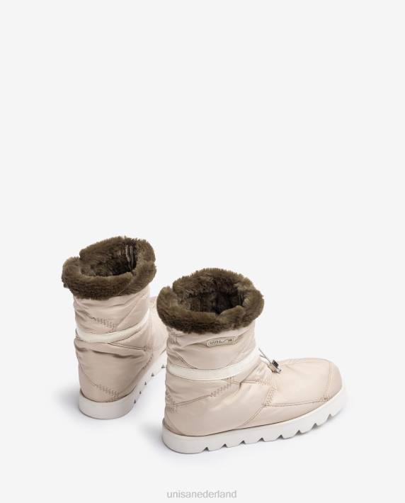 Unisa 02B0886 après-ski enkellaarsjes vrouwen beige
