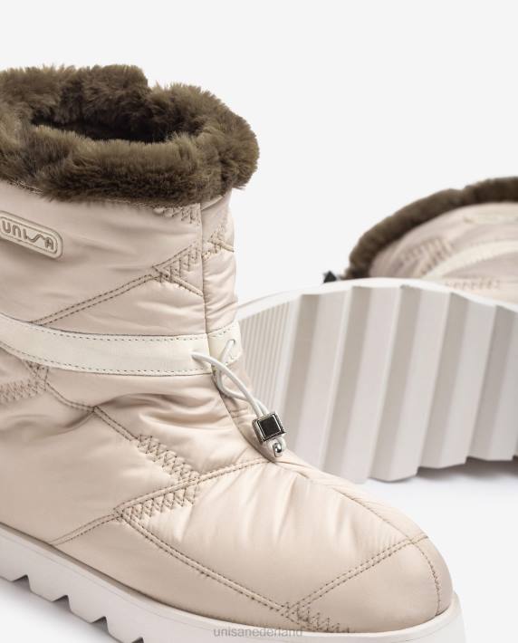 Unisa 02B0886 après-ski enkellaarsjes vrouwen beige