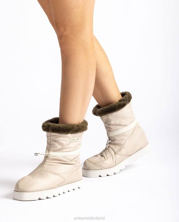 Unisa 02B0886 après-ski enkellaarsjes vrouwen beige