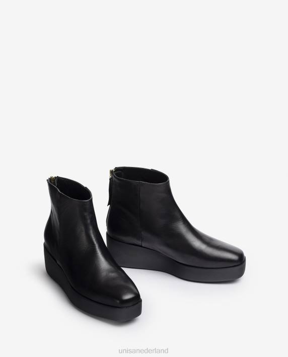 Unisa 02B0897 enkellaarsje met ritssluiting aan de achterkant vrouwen mode