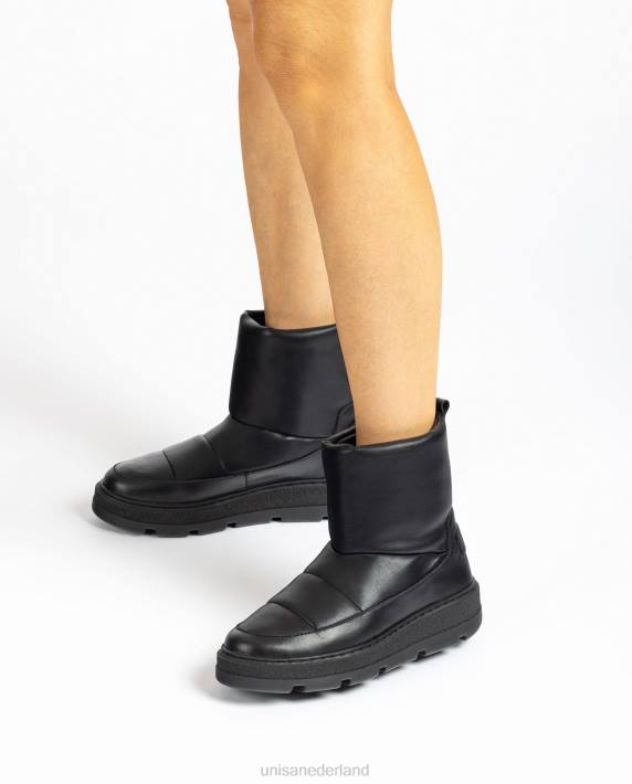 Unisa 02B0903 après-ski enkellaarsjes vrouwen zwart