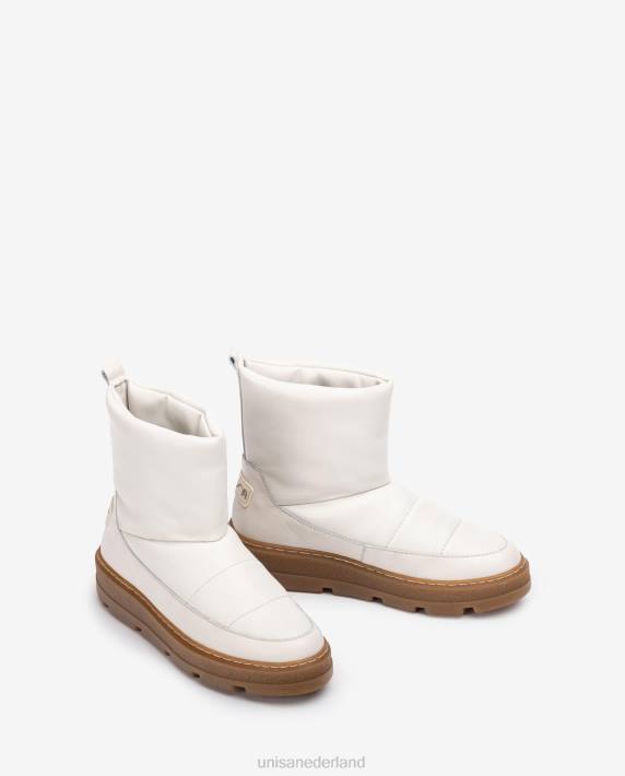 Unisa 02B0904 après-ski enkellaarsjes vrouwen wit