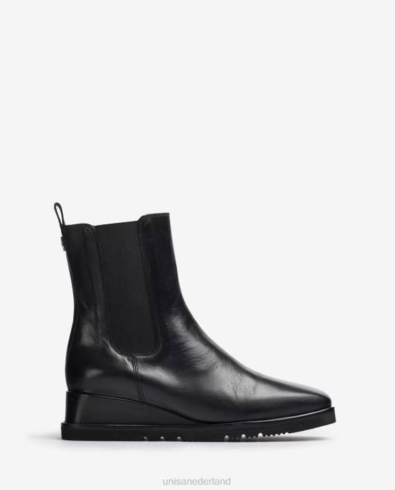 Unisa 02B0914 enkellaarsje met sleehak en zijvouw vrouwen mode