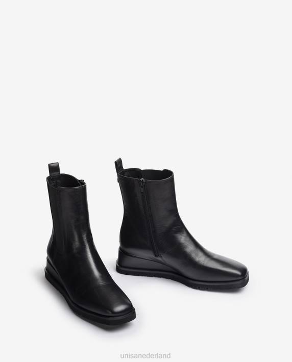 Unisa 02B0914 enkellaarsje met sleehak en zijvouw vrouwen mode