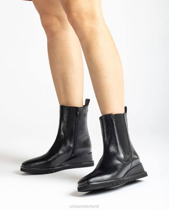 Unisa 02B0914 enkellaarsje met sleehak en zijvouw vrouwen mode