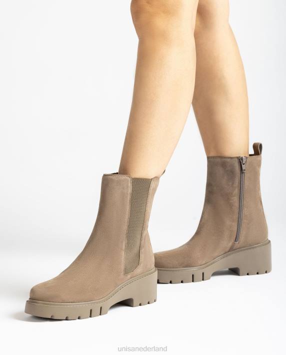 Unisa 02B0926 chelsea laars met ritssluiting vrouwen bevallig
