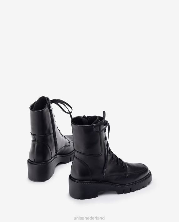 Unisa 02B0929 enkellaarsje met trackzool en veters vrouwen bevallig