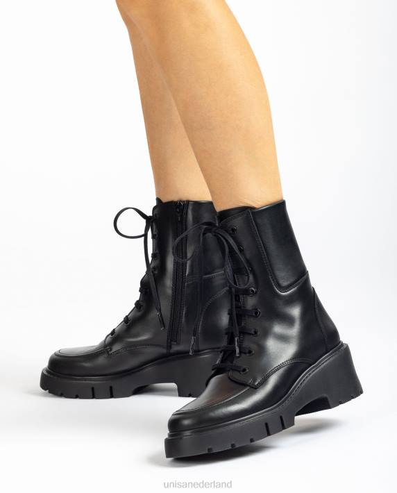 Unisa 02B0929 enkellaarsje met trackzool en veters vrouwen bevallig