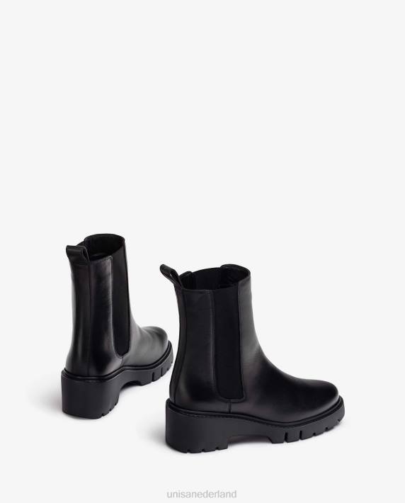 Unisa 02B0940 leren chelsea enkellaarzen vrouwen bevallig